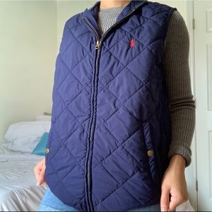 Polo Ralph Lauren Winter Vest Navy Blue (XL)